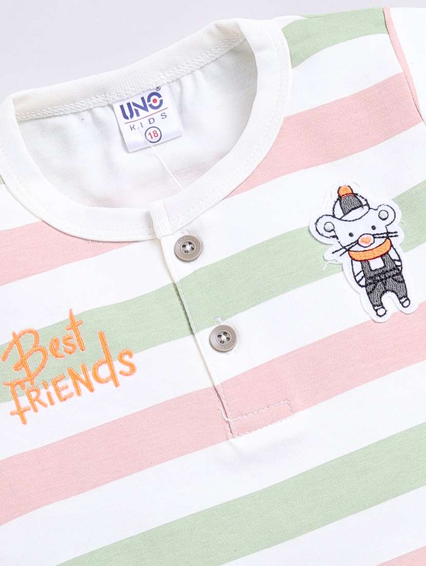 kids white cotton shorts set - 21484596 - Standard Image - 4