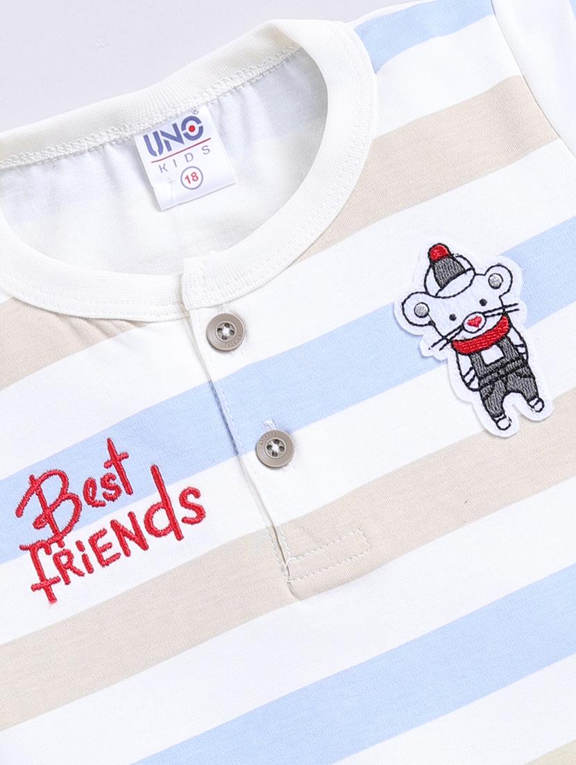kids white cotton shorts set - 21484597 - Standard Image - 4