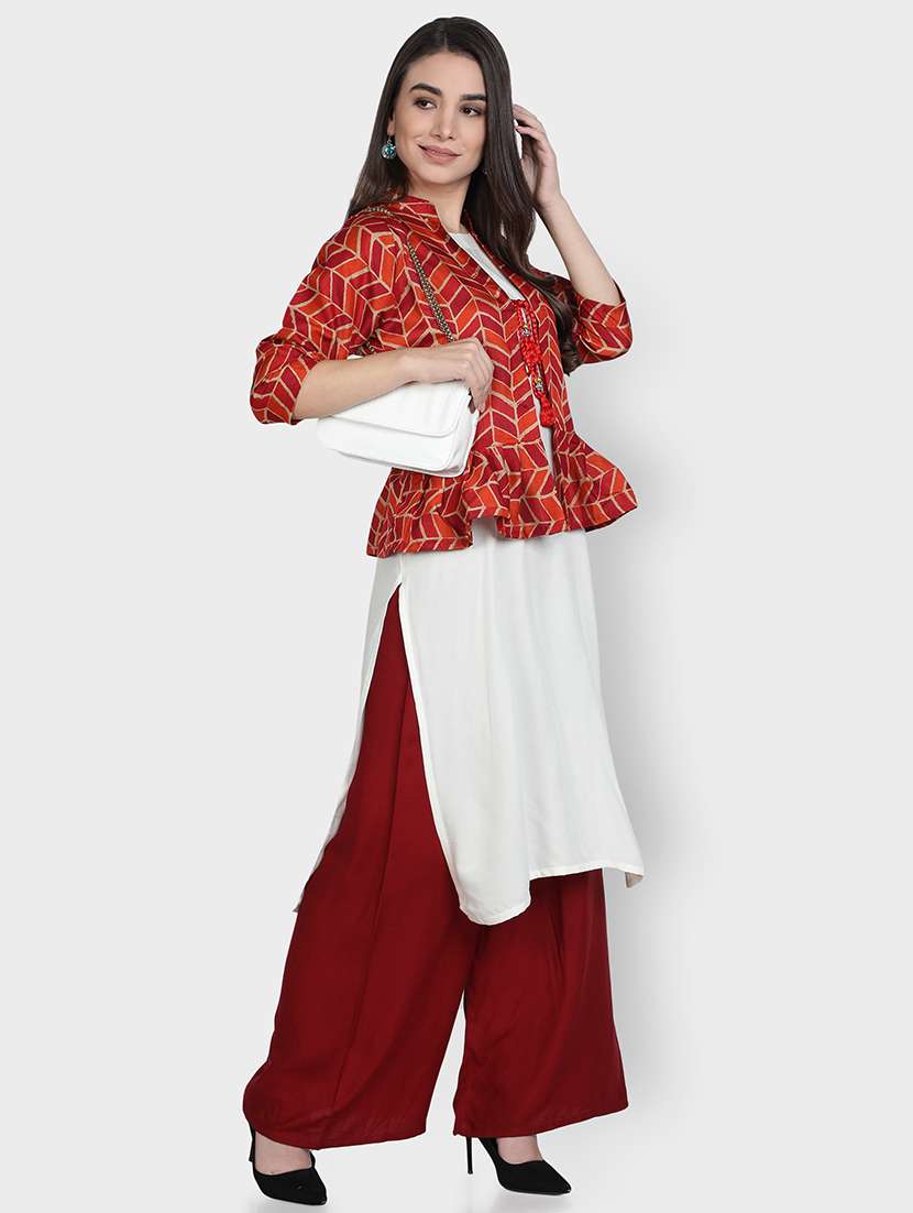 women geometric printed shrugs - 21484764 -  Standard Image - 1