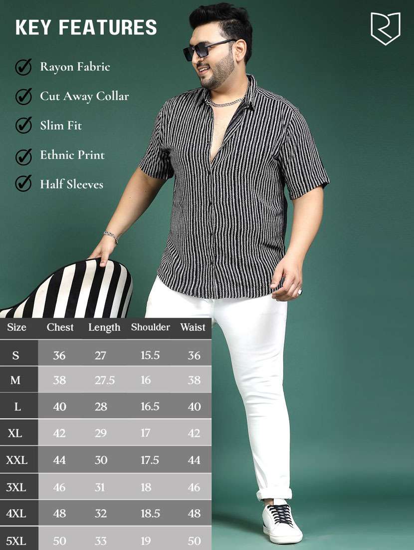 men short sleeved striped casual shirt - 21484901 -  Standard Image - 4