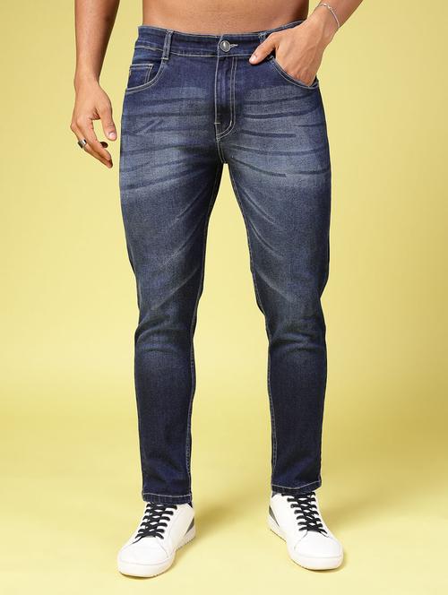 men blue denim jeans - 21484910 -  Standard Image - 0