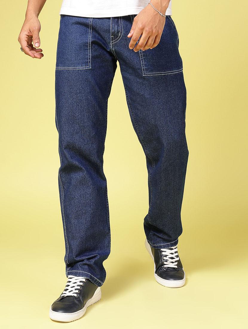 men blue denim jeans - 21484913 - Standard Image - 1