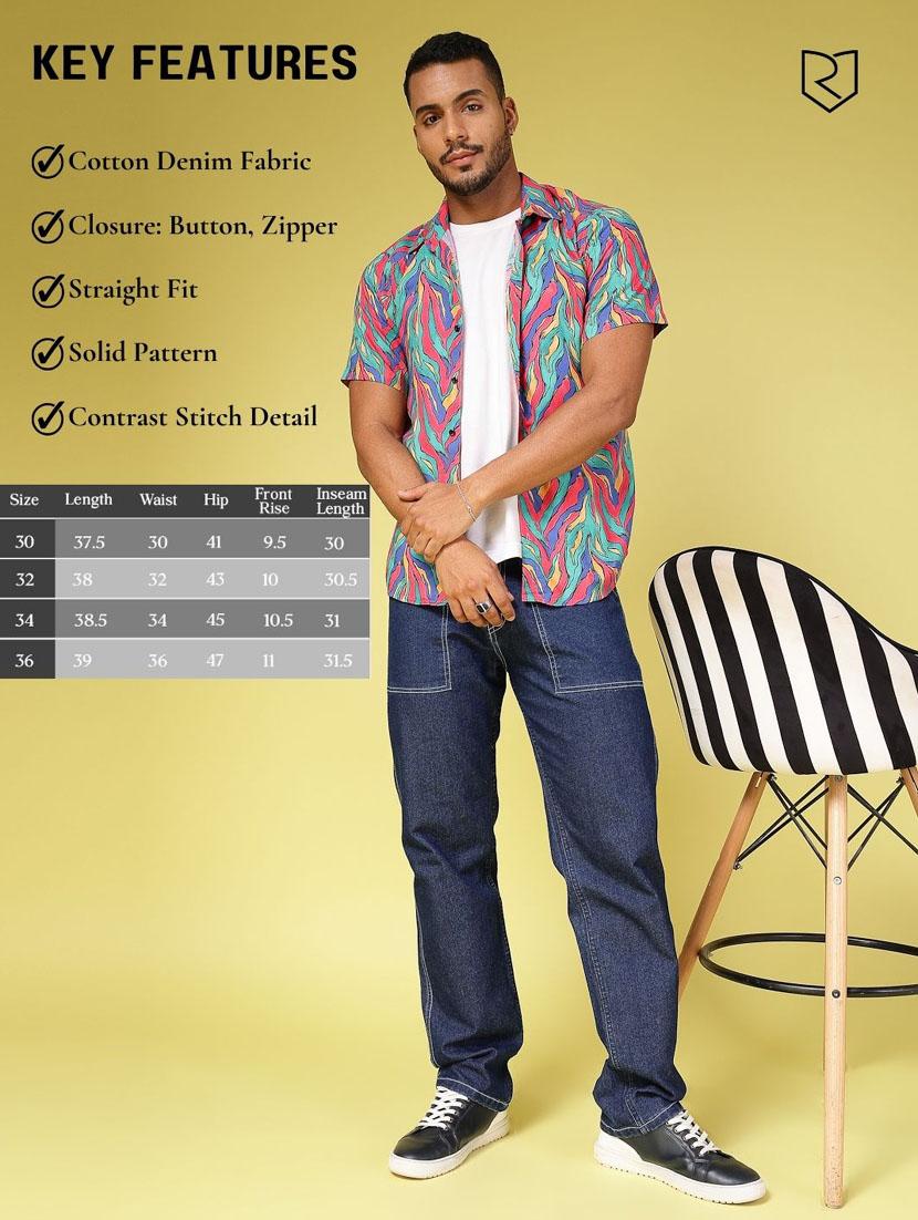 men blue denim jeans - 21484913 - Standard Image - 4