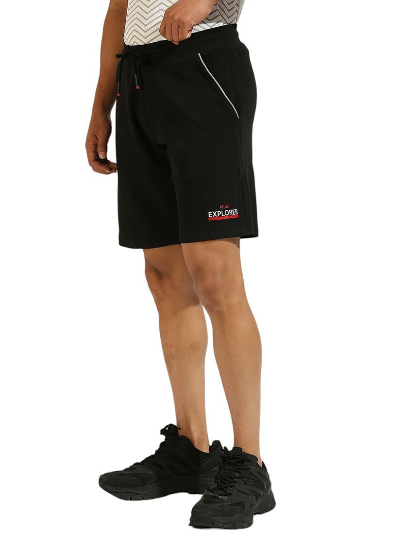 men solid mid rise shorts - 21485042 - Standard Image - 1