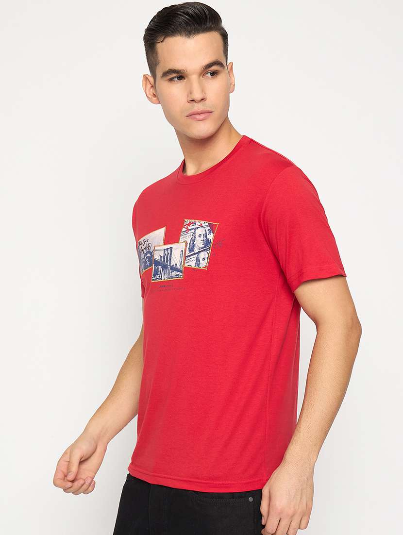men round neck short sleeves t-shirt - 21485172 -  Standard Image - 1