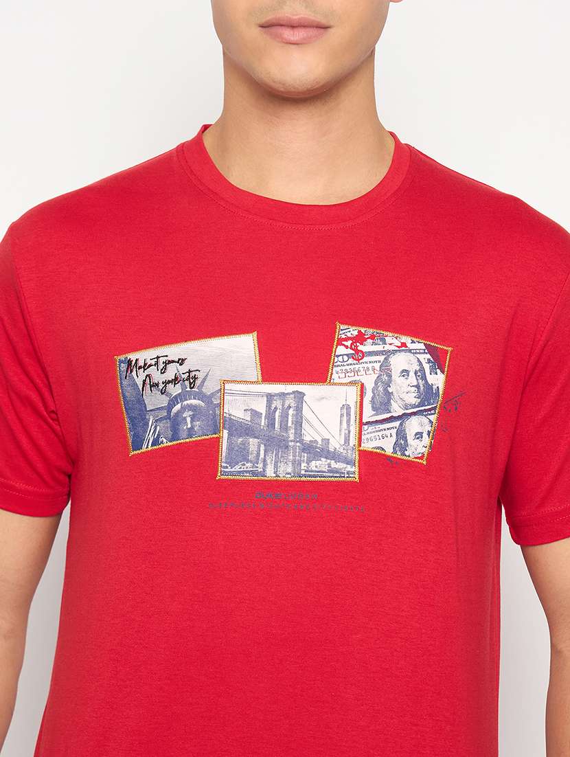 men round neck short sleeves t-shirt - 21485172 -  Standard Image - 4