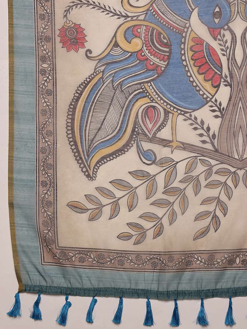 pink cotton blend maheshwari saree - 21485435 -  Standard Image - 4