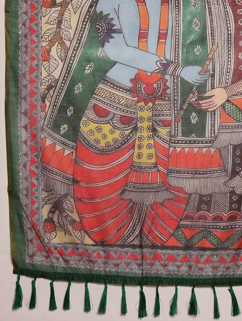 peach cotton blend maheshwari saree - 21485441 -  Standard Image - 4