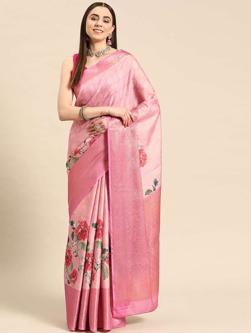 women self design banarasi saree