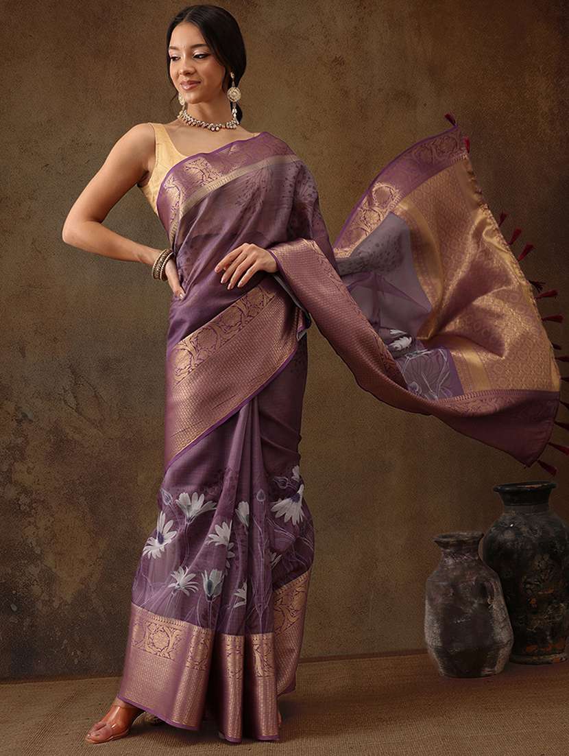women self design banarasi saree