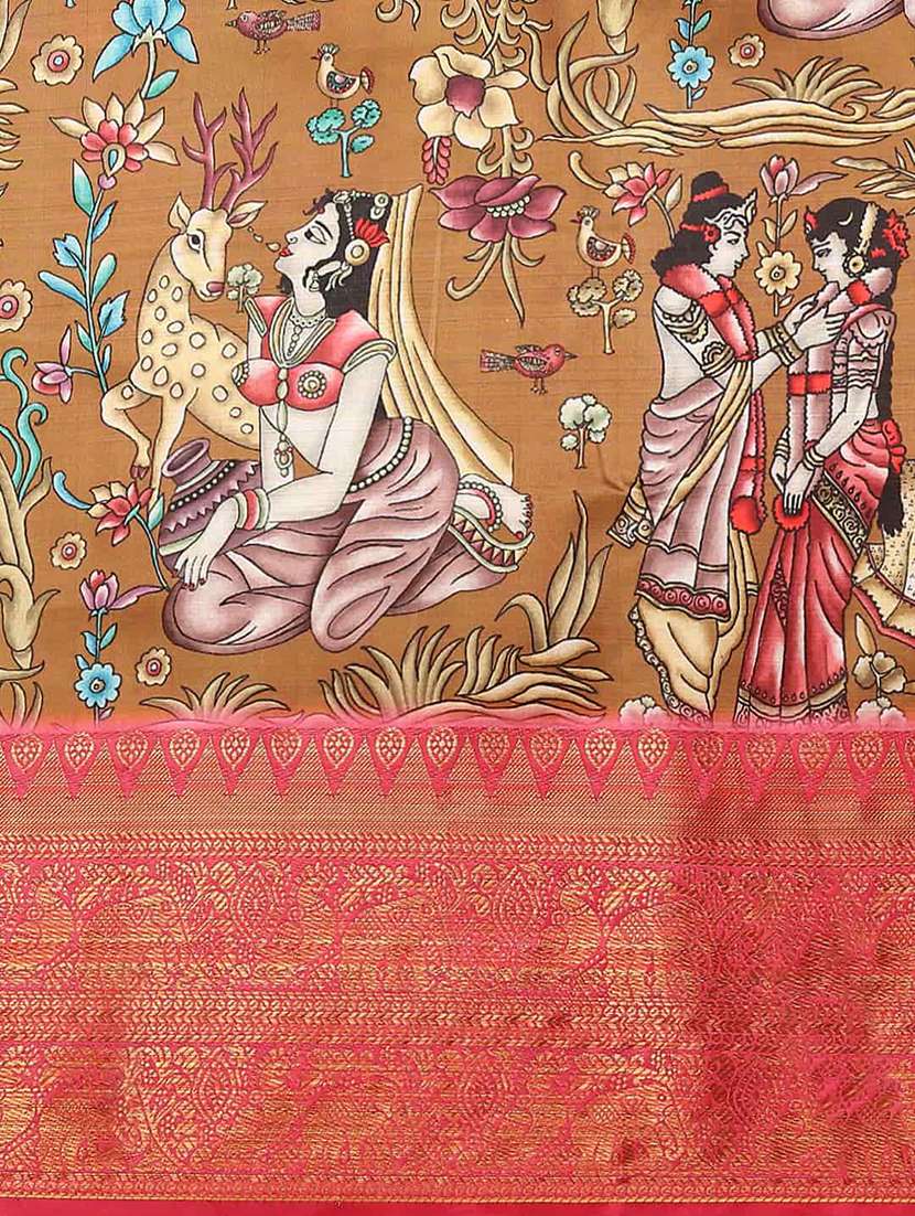 women self-design bordered saree with blouse - 21485702 -  Standard Image - 4
