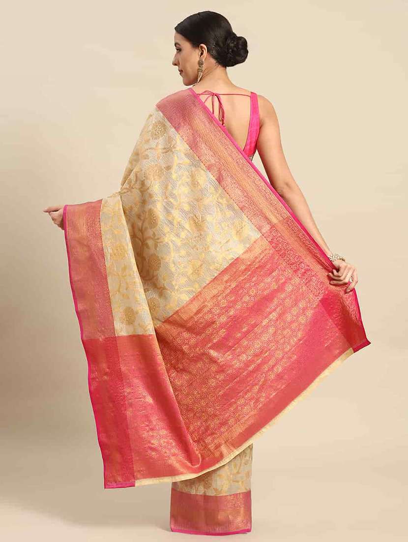 pink tissue mysore silk saree - 21485988 -  Standard Image - 1