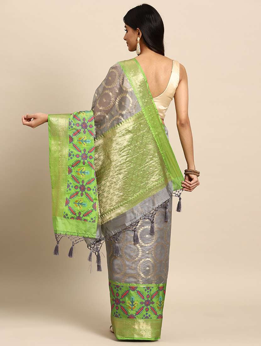 women self-designed mysore silk saree - 21486053 -  Standard Image - 1