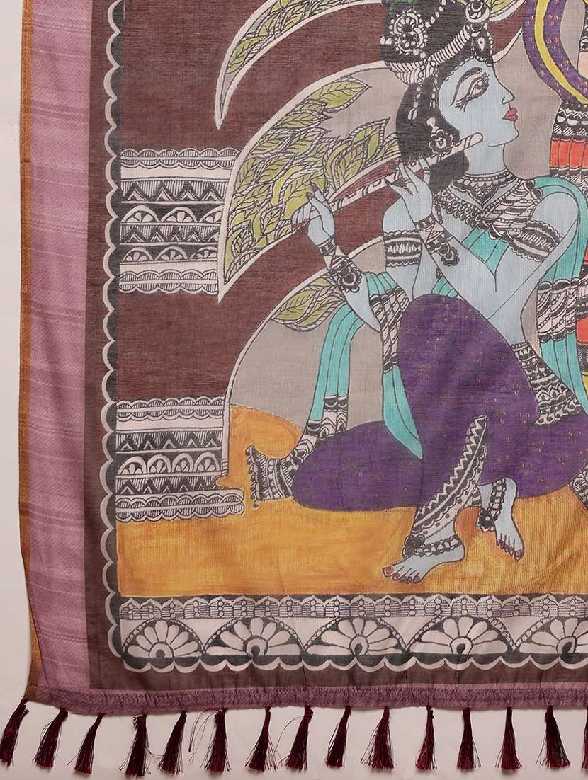 women grey maheshwari saree - 21486086 -  Standard Image - 4