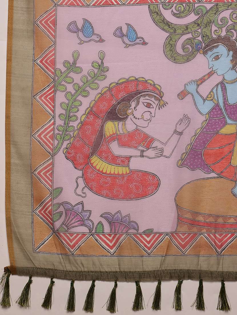 women light blue maheshwari saree - 21486087 -  Standard Image - 4
