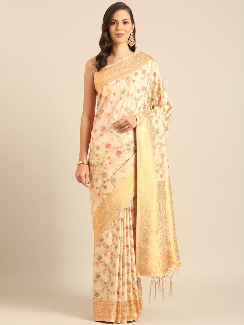 women self design banarasi saree with blouse - 21486254 -  Standard Image - 1
