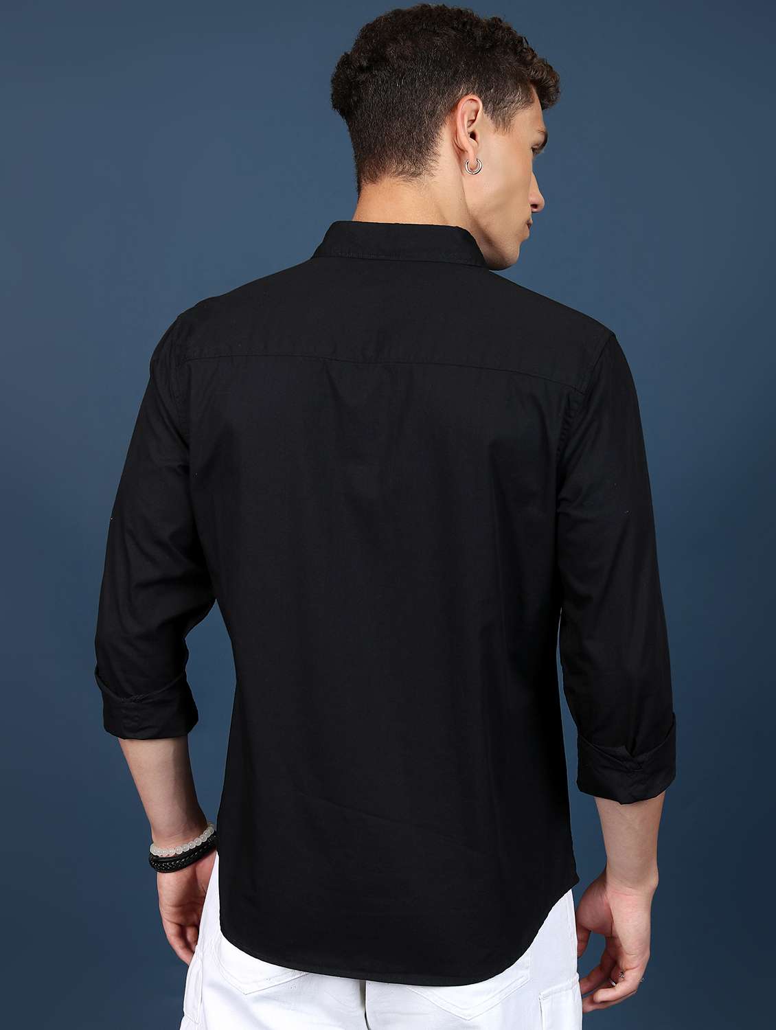 men collared graphic printed casual shirt - 21486727 -  Standard Image - 1