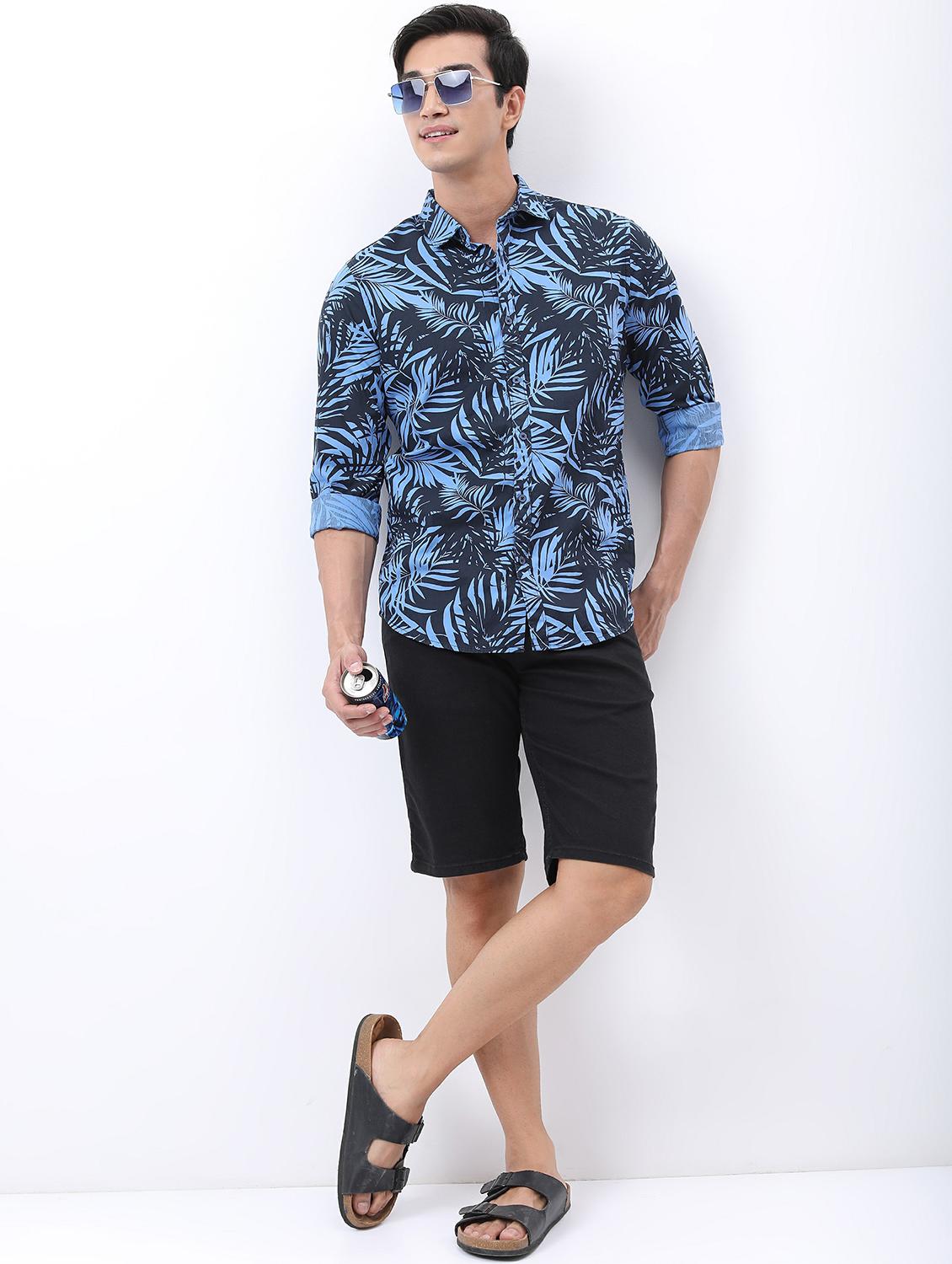 men collared printed casual shirt - 21486862 - Standard Image - 4