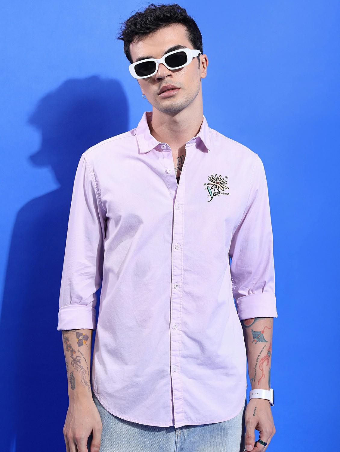 men collared graphic printed casual shirt - 21486867 - Zoom Image - 0