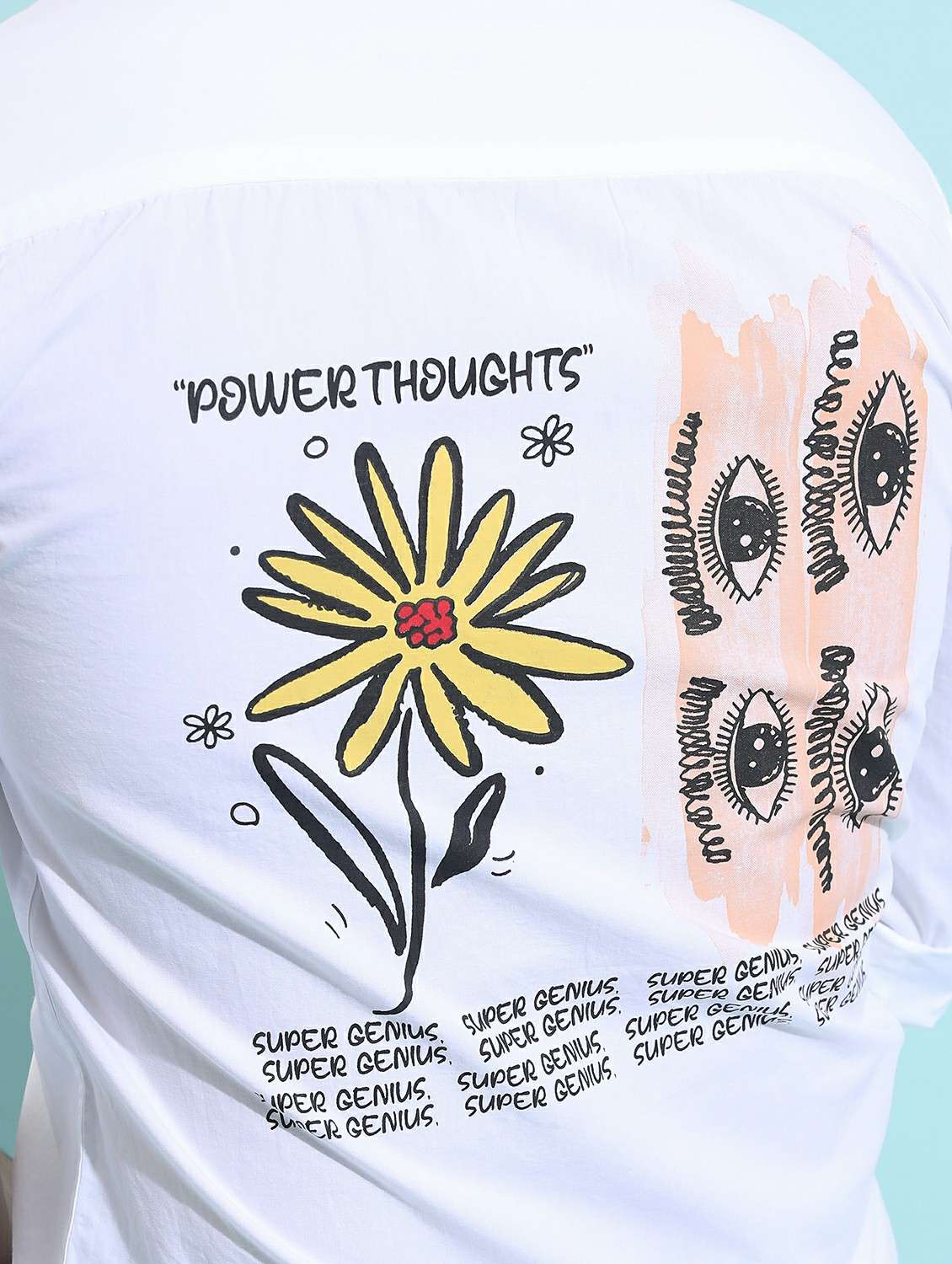 men collared graphic printed casual shirt - 21486868 -  Standard Image - 4