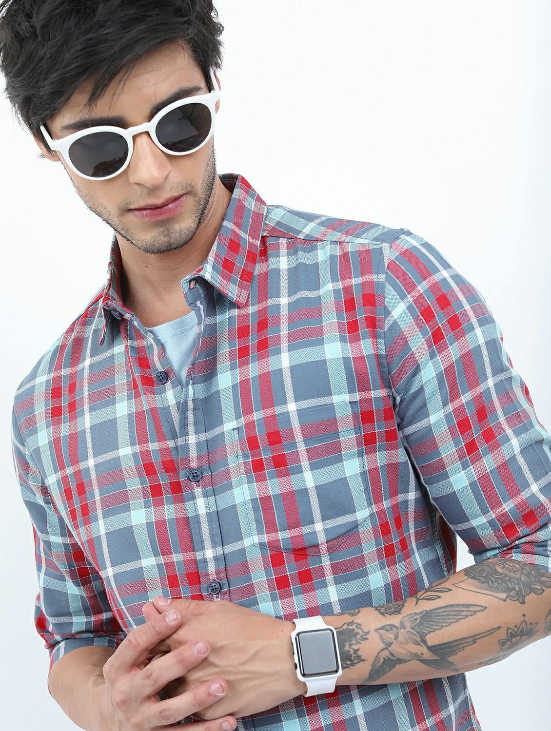 men multi color collared neck casual shirts - 21486901 - Standard Image - 1