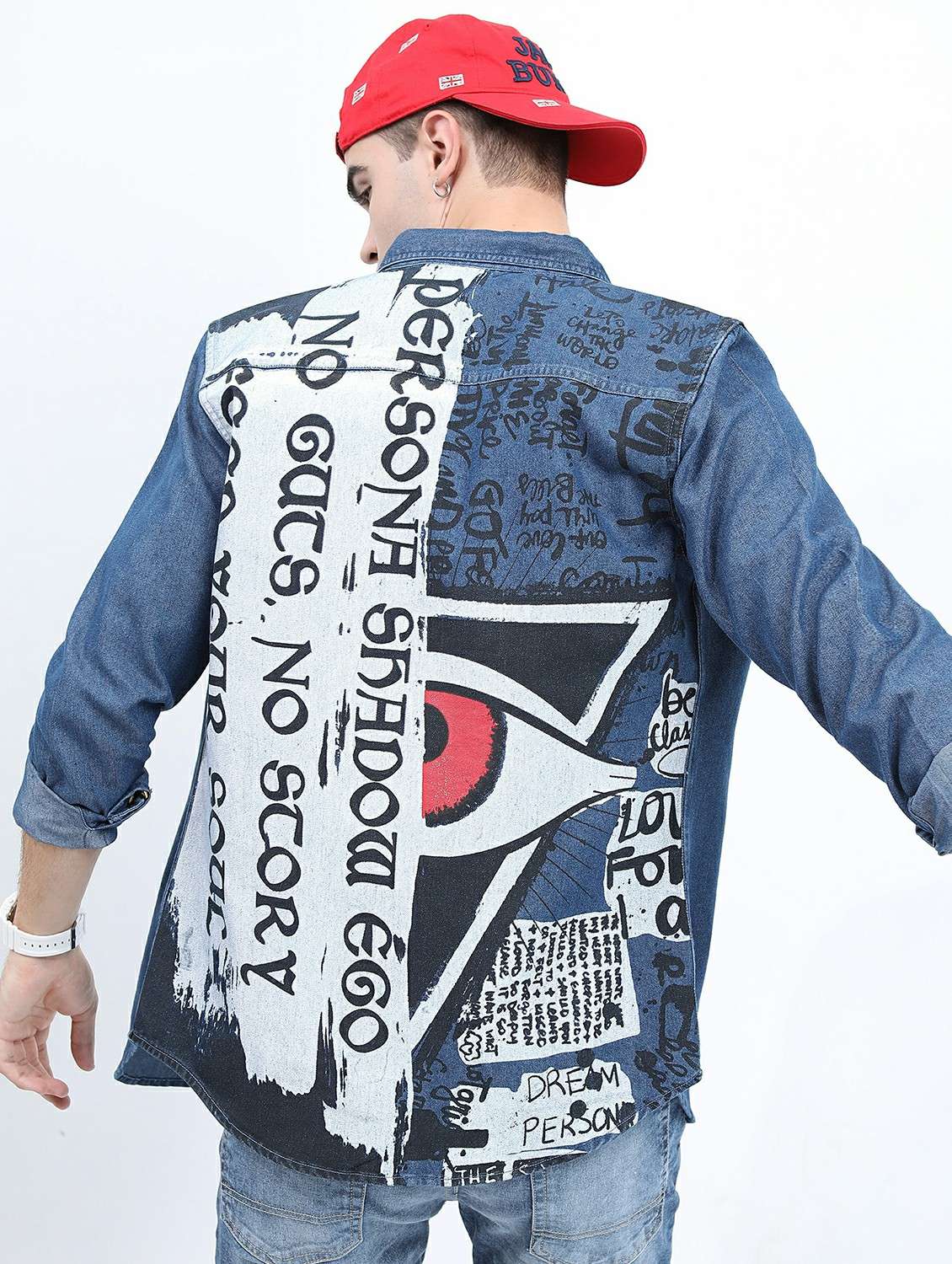 men blue collared neck casual shirts - 21486916 -  Standard Image - 1