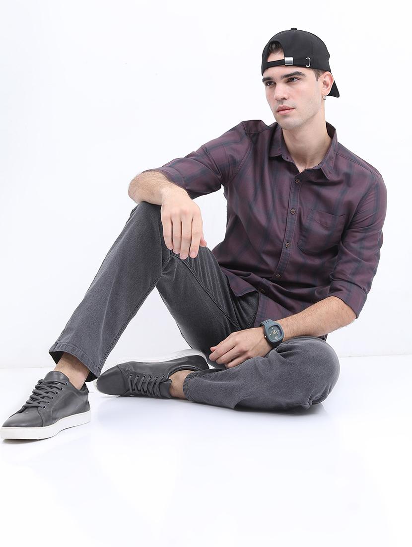 men printed collared casual shirt - 21486931 - Standard Image - 4