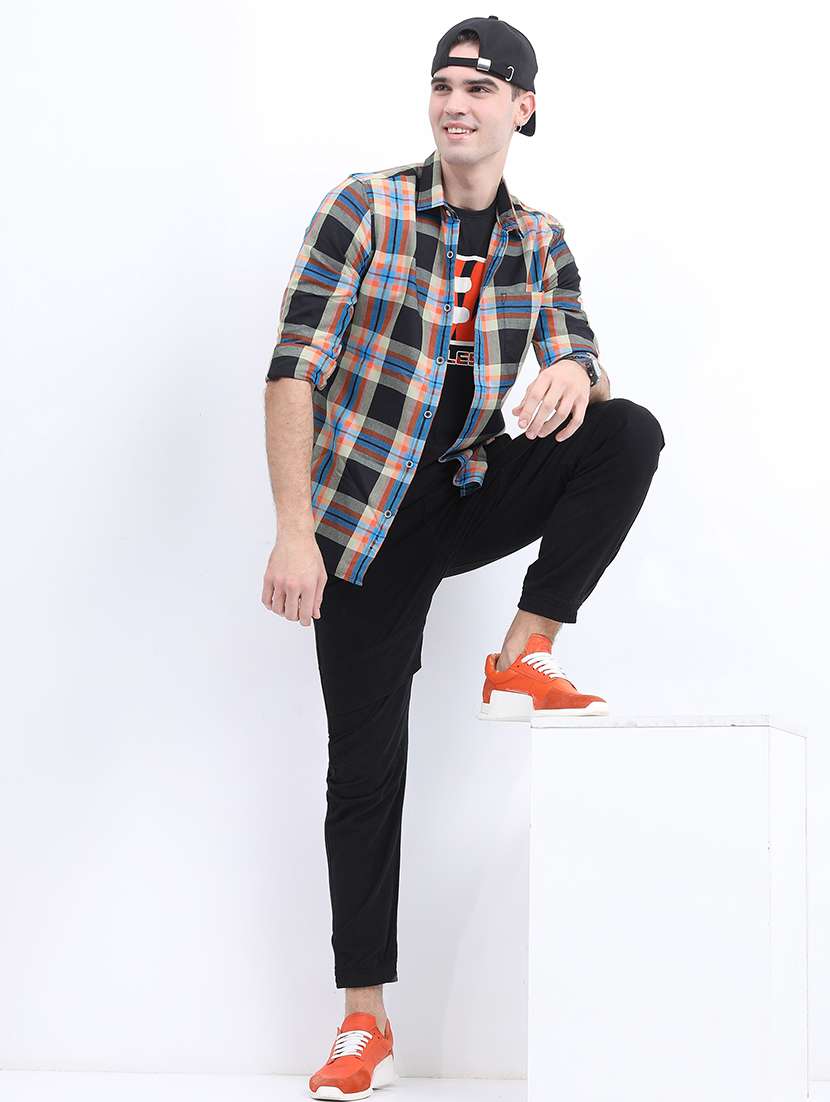 men printed collared casual shirt - 21486937 -  Standard Image - 4