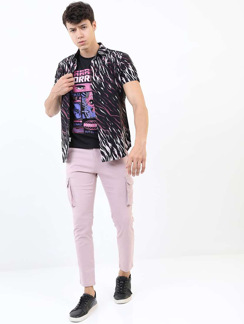 men printed collared casual shirt - 21487018 -  Standard Image - 4