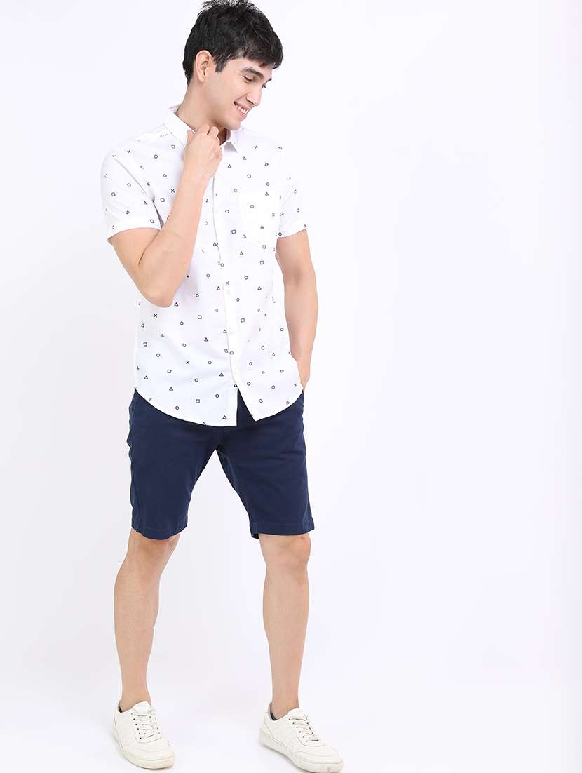 men printed collared casual shirt - 21487023 -  Standard Image - 4