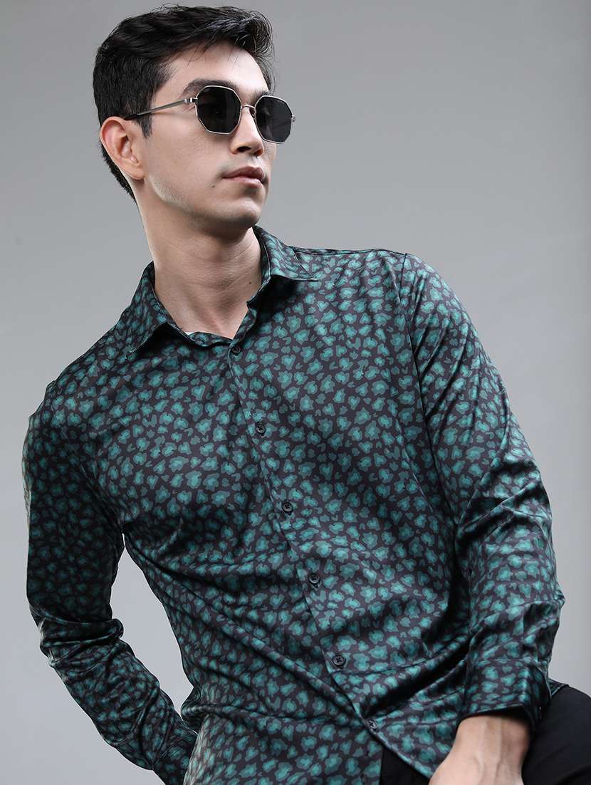 men printed collared casual shirt - 21487036 -  Standard Image - 4