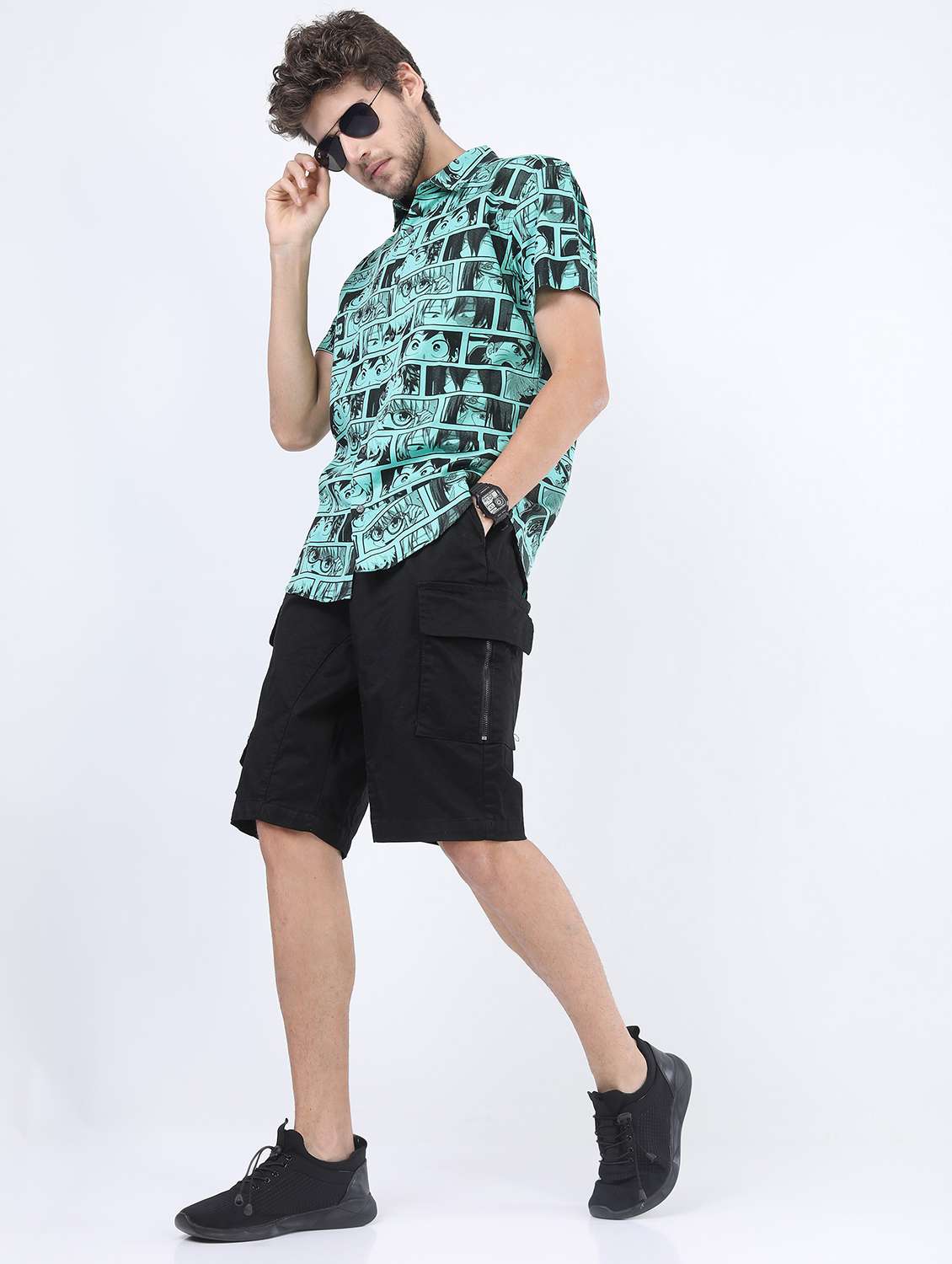 men multi colored collared neck casual shirts - 21487154 -  Standard Image - 4