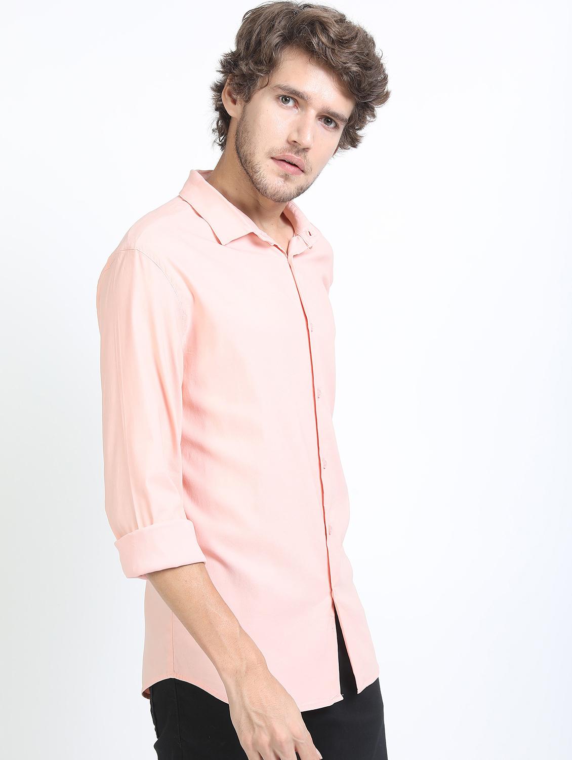 men collared long sleeves casual shirt - 21487209 -  Standard Image - 1