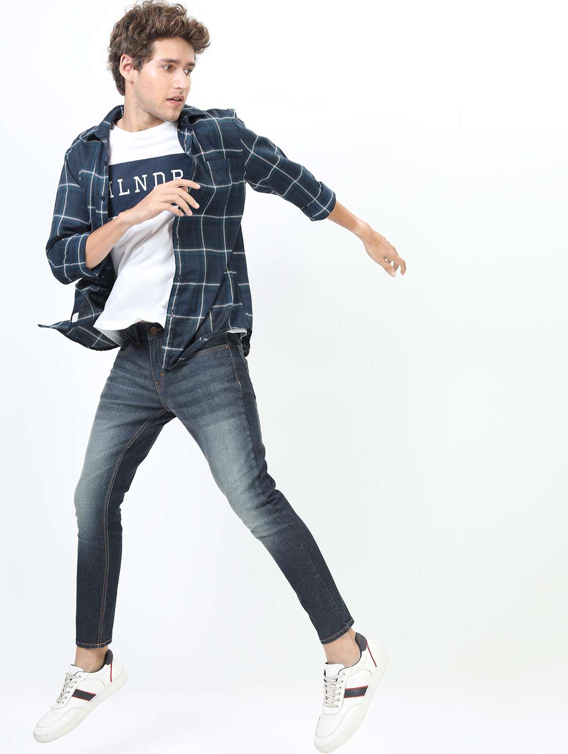 green cotton blend casual shirt - 21487323 -  Standard Image - 4