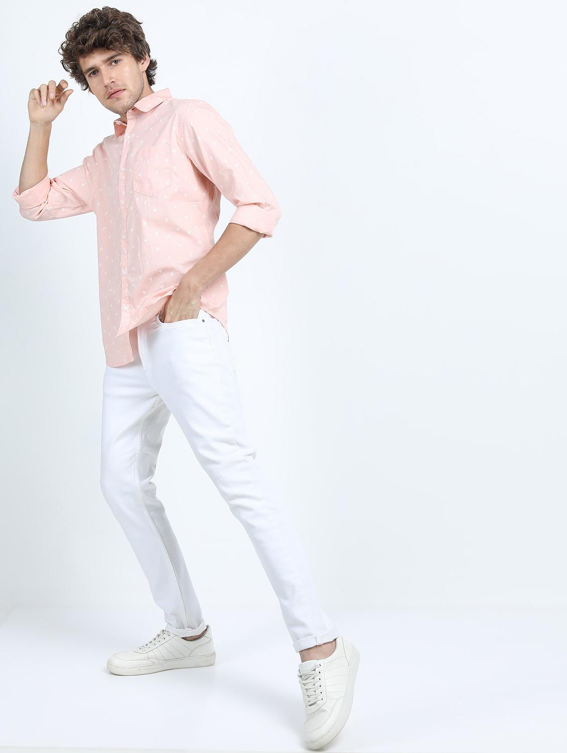 men collared long sleeves casual shirt - 21487341 - Standard Image - 4