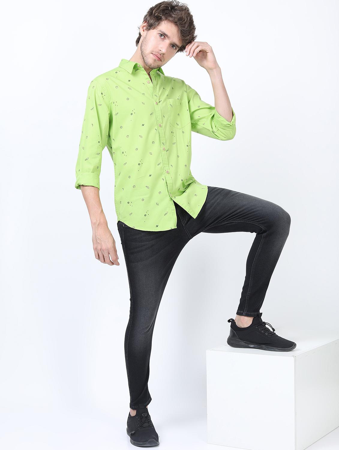 men collared long sleeves casual shirt - 21487346 - Standard Image - 4
