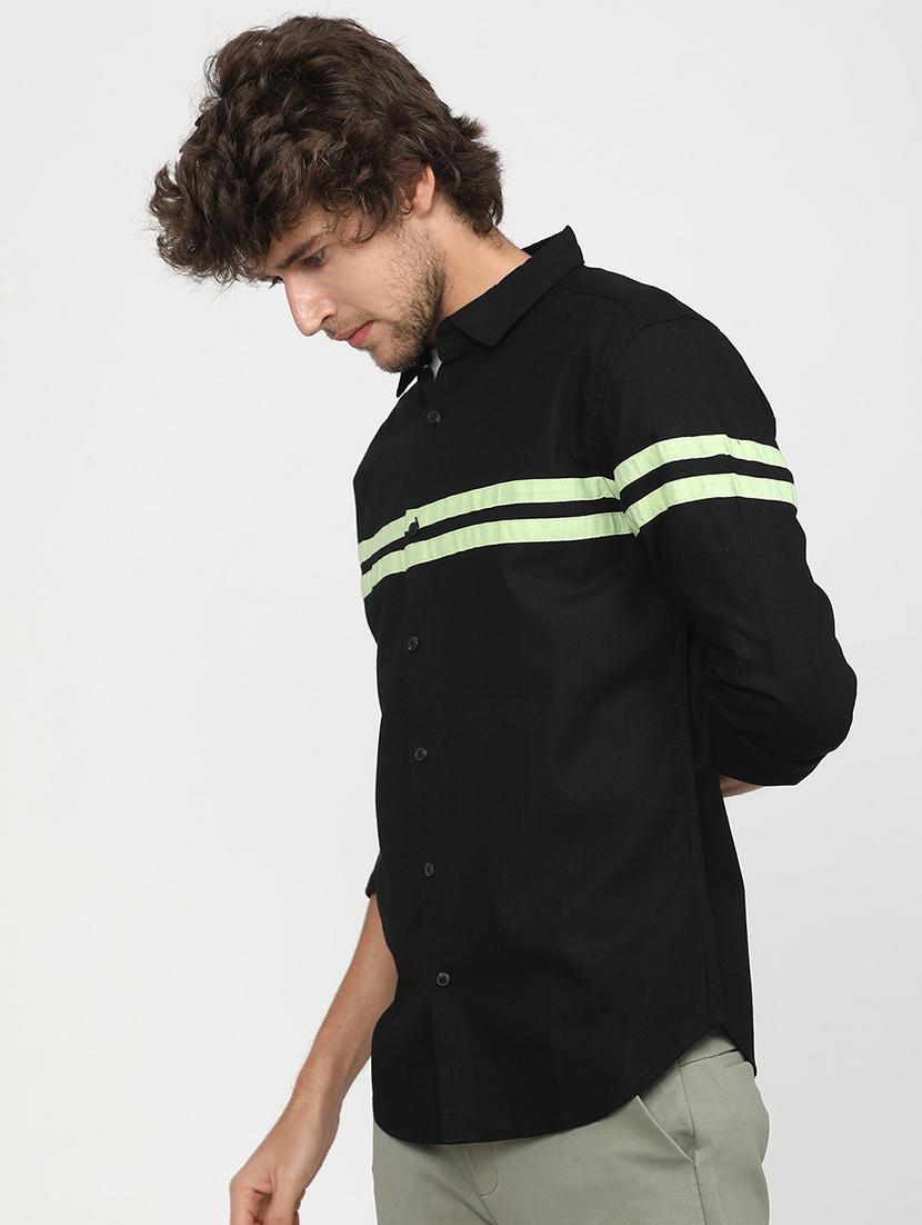 men collared stripes casual shirt - 21487616 - Standard Image - 1