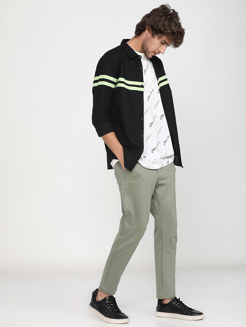 men collared stripes casual shirt - 21487616 - Standard Image - 4