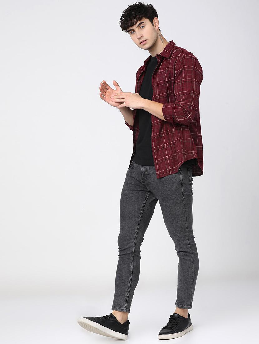 men collared long sleeves casual shirt - 21487660 - Standard Image - 4