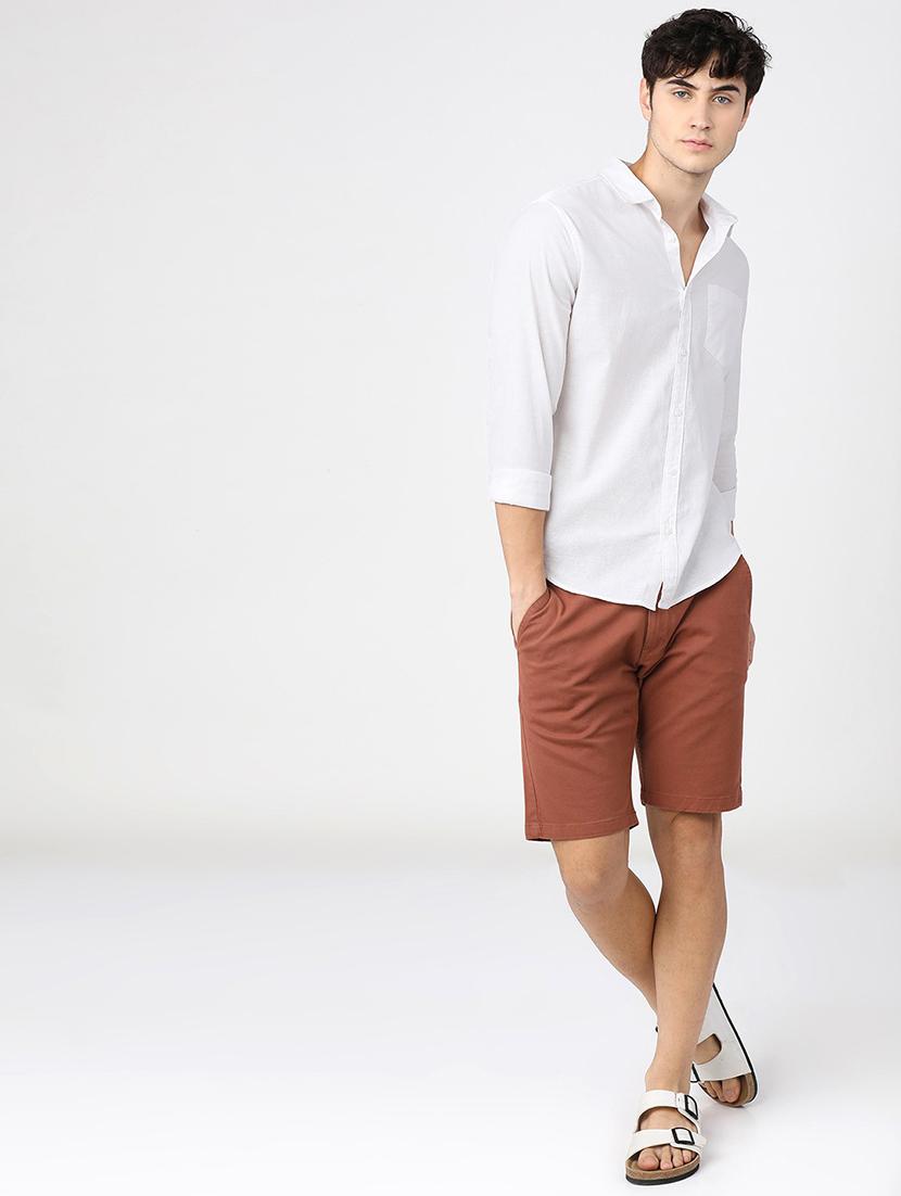 men collared long sleeves casual shirt - 21487666 - Standard Image - 4