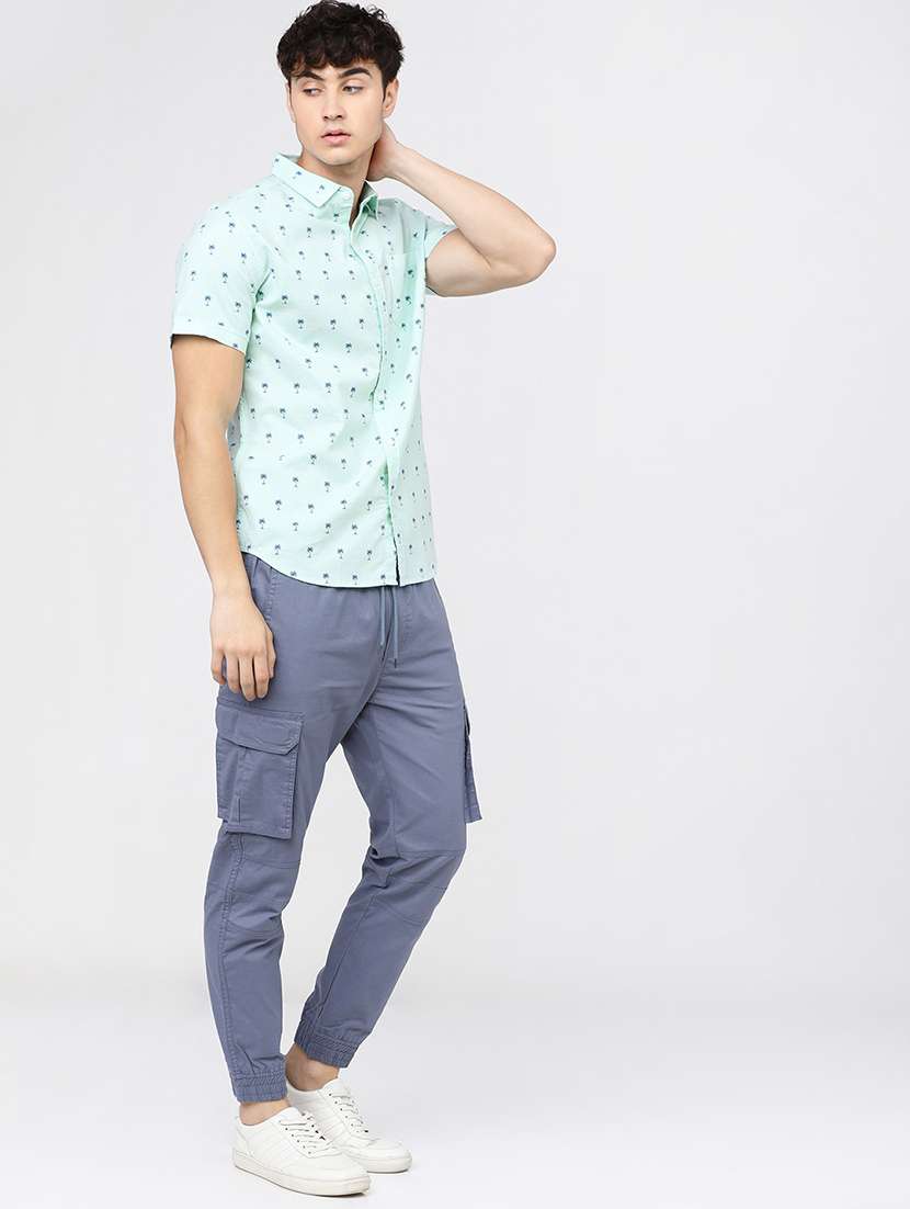 men collared short sleeves casual shirt - 21487677 -  Standard Image - 4
