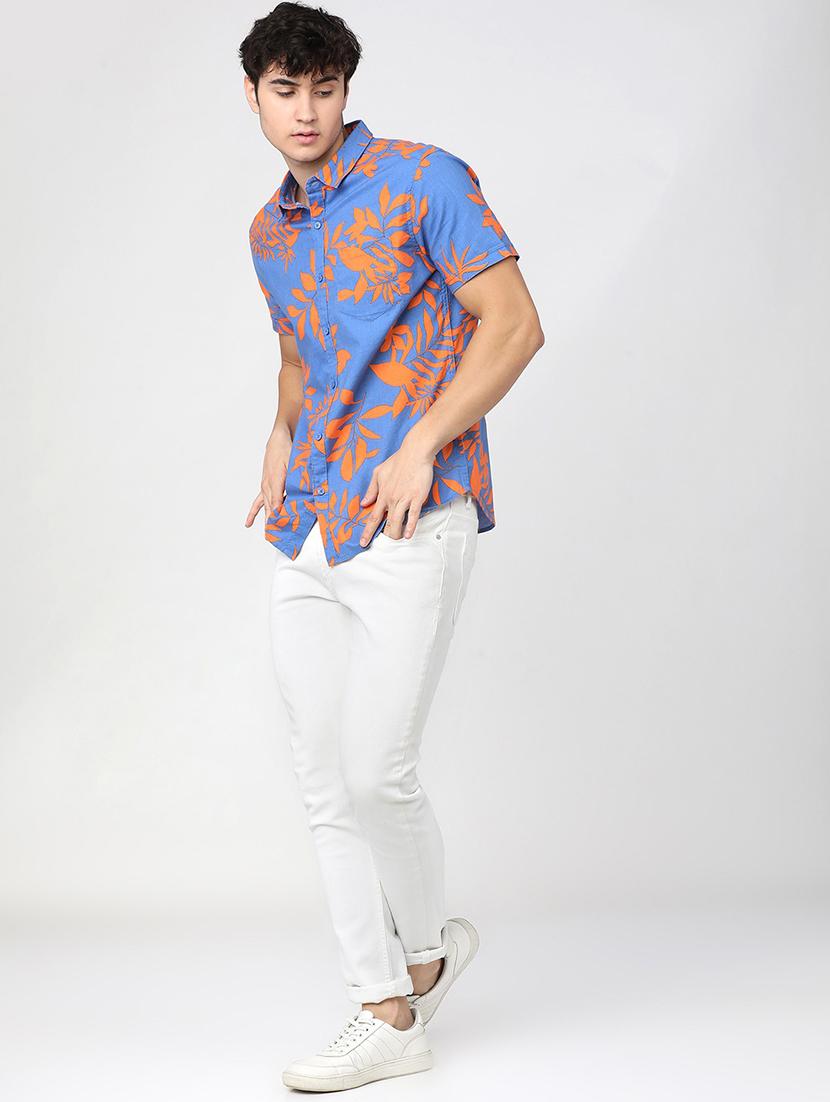 men collared short sleeves casual shirt - 21487680 - Standard Image - 4