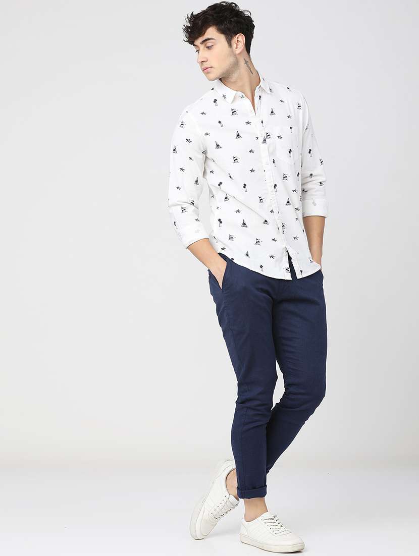 men collared long sleeves casual shirt - 21487693 -  Standard Image - 4