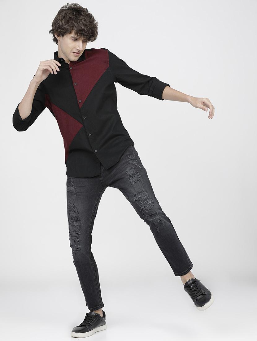 men collared long sleeves casual shirt - 21487706 - Standard Image - 4