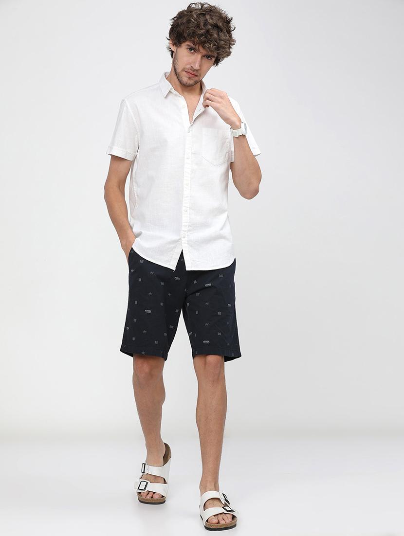 men collared short sleeves casual shirt - 21487711 - Standard Image - 4