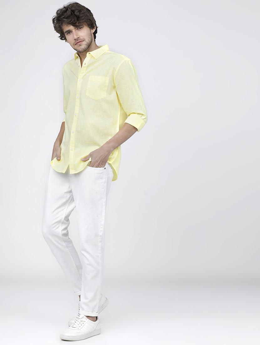 men collared long sleeves casual shirt - 21487714 - Standard Image - 4