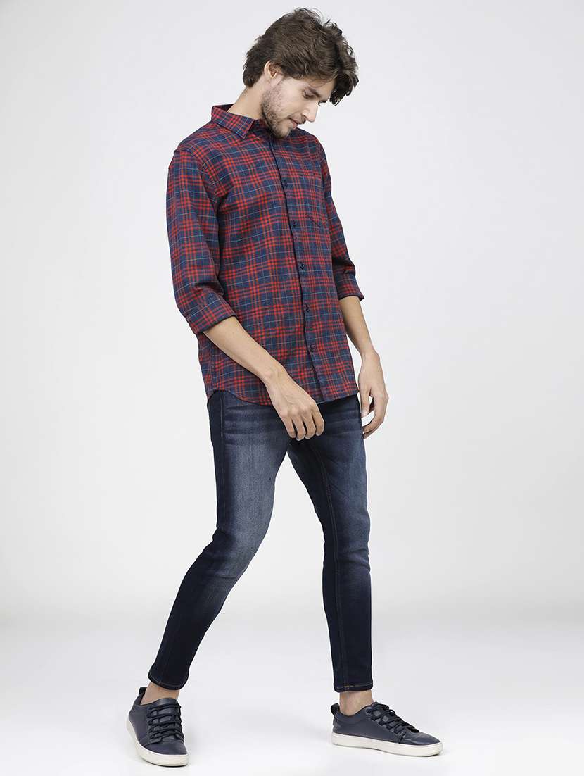 men collared long sleeves casual shirt - 21487726 - Standard Image - 4