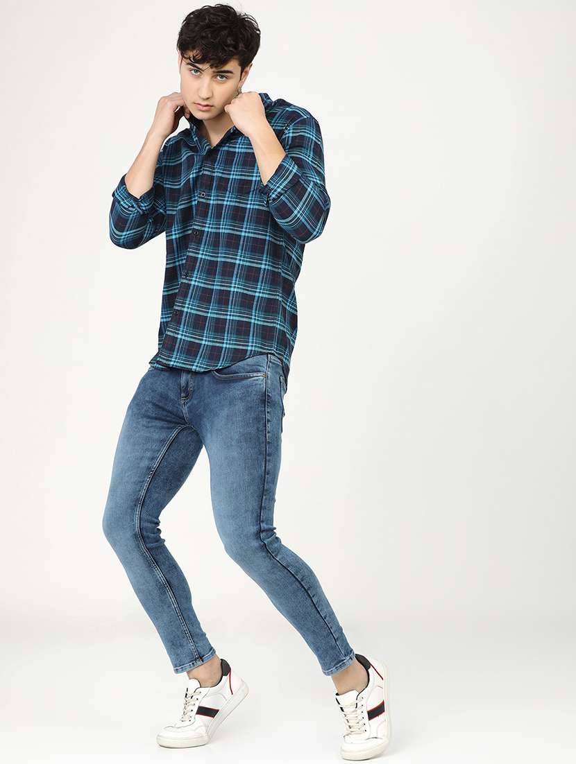 men collared long sleeves casual shirt - 21487729 -  Standard Image - 4