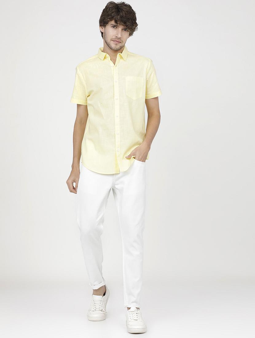 men collared short sleeves casual shirt - 21487740 - Standard Image - 4