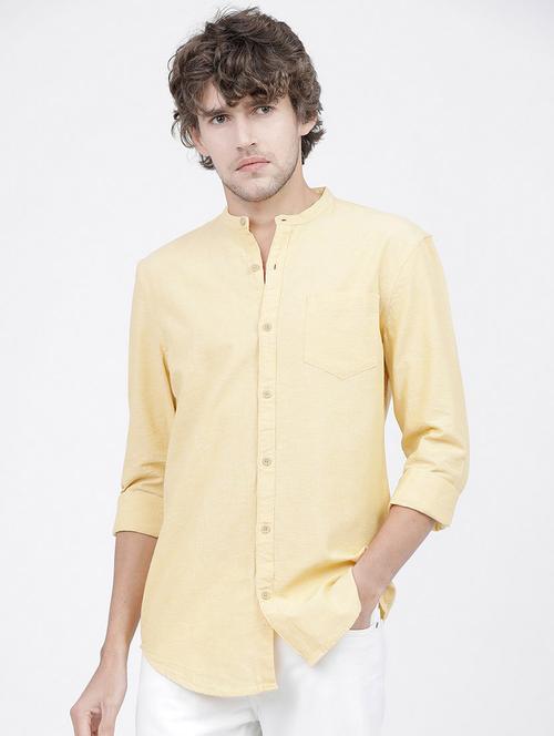 men solid long sleeve casual wear shirt - 21487815 -  Standard Image - 0